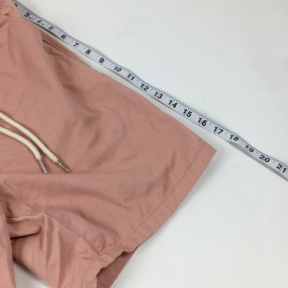 Forever 21 Men's Summertime Slim Fit Casual Pink Lace Up Beach Shorts Size S - Picture 8 of 8